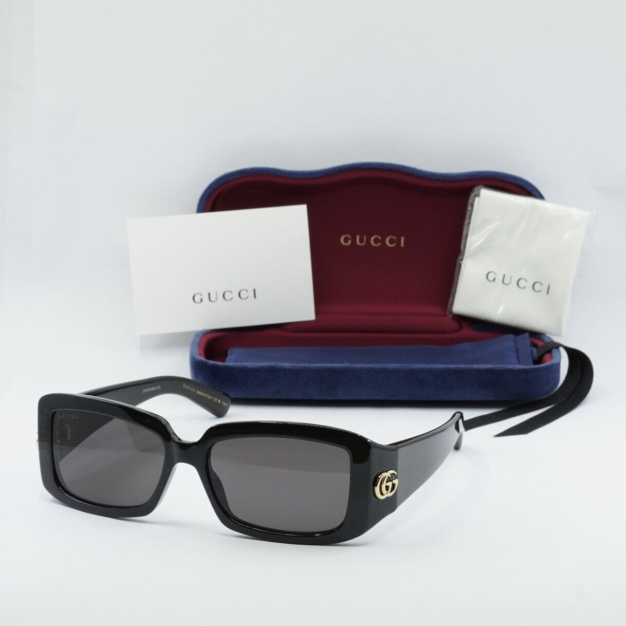 GUCCI GG1403S 001 Black/Grey 54-16-130 Sunglasses New  display picture 3