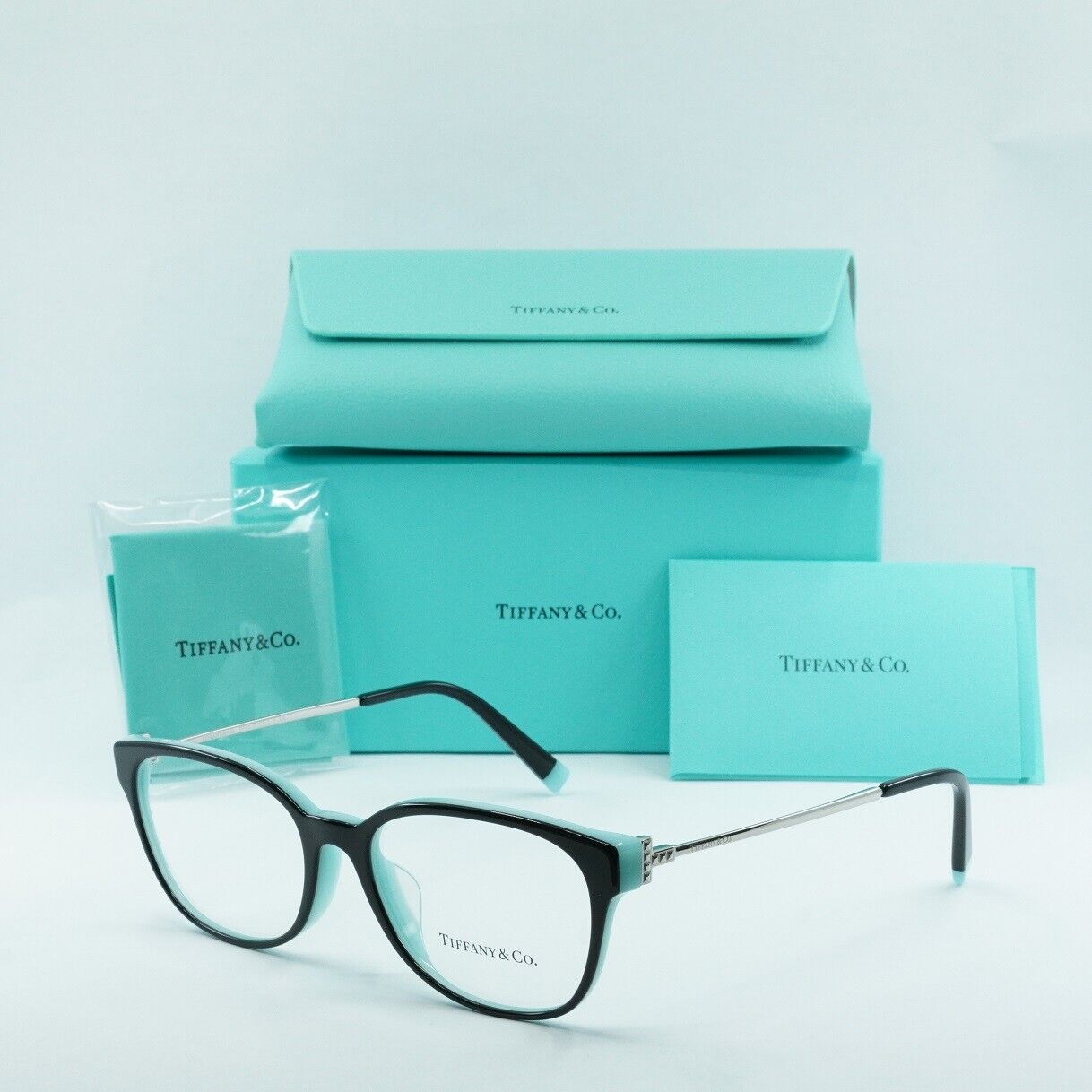TIFFANY & Co. TF2177F 8055 Black On Tiffany Blue 54mm
