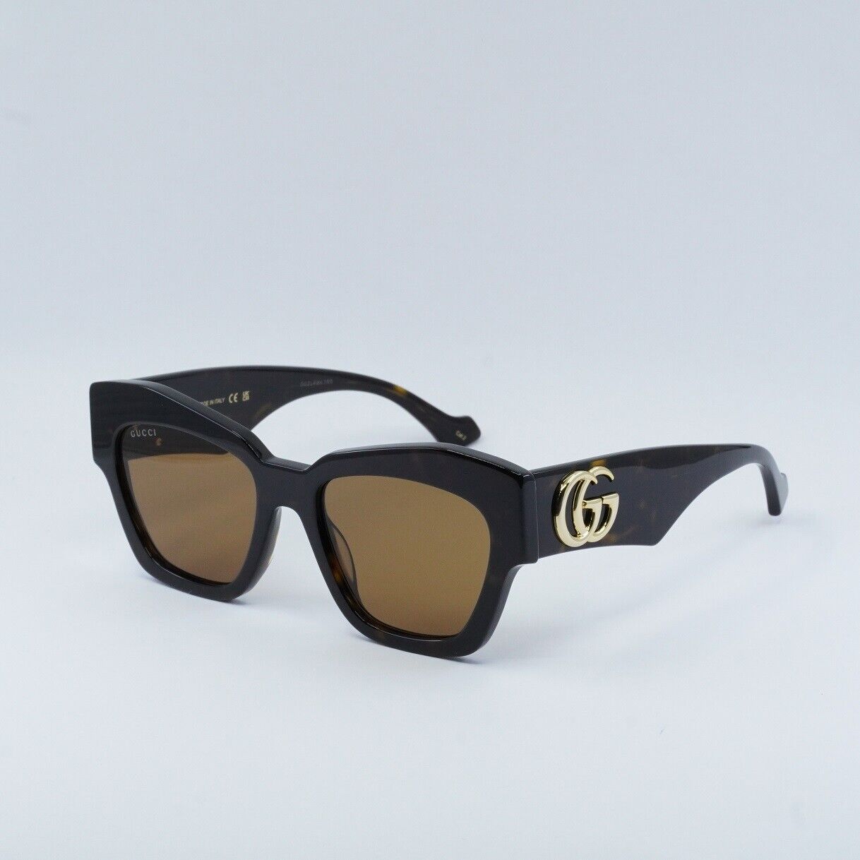GUCCI GG1422S 003 Dark Havana/Brown 55-19-145 Sunglasses New  display picture 3